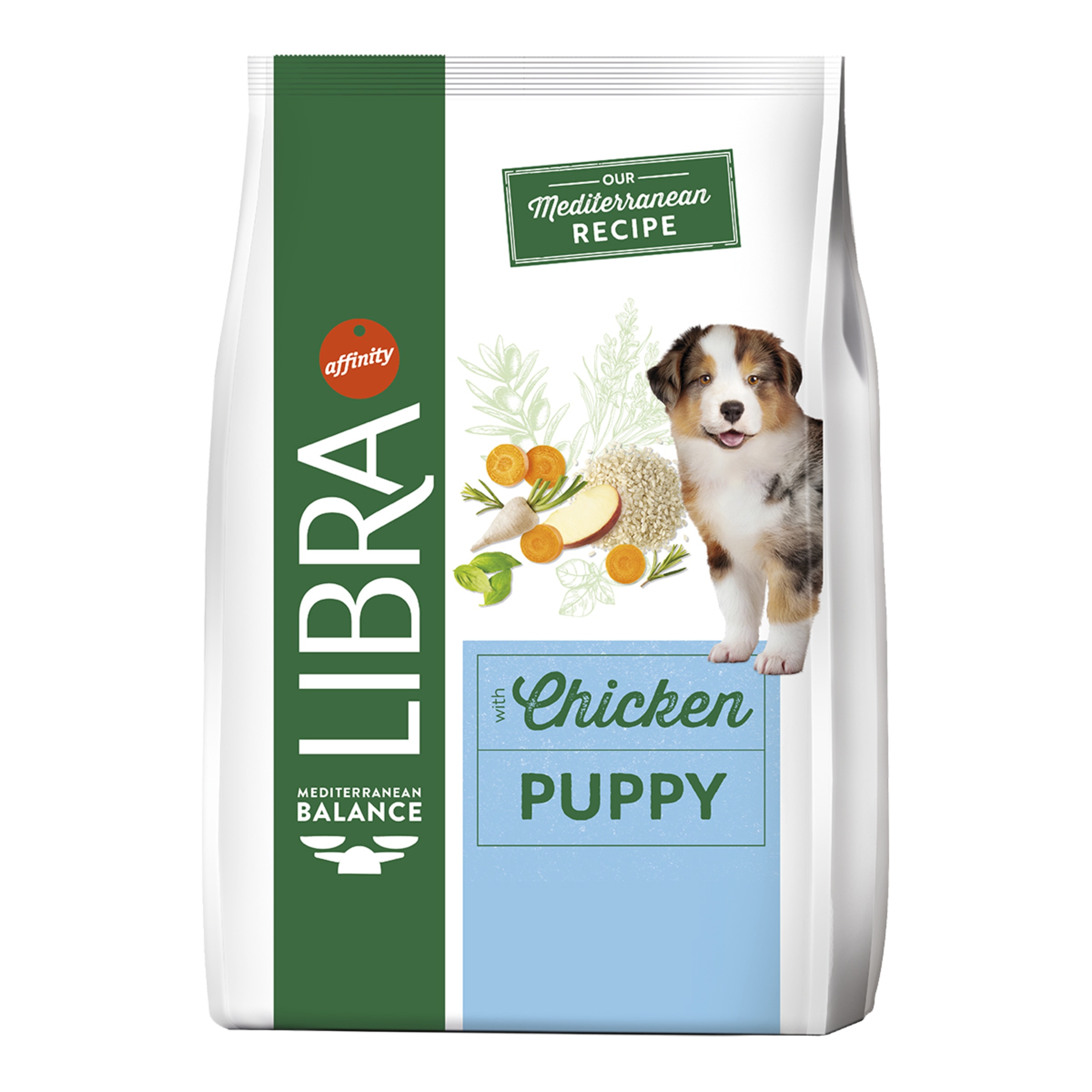 Pienso para perros cachorros Libra pollo y arroz 1