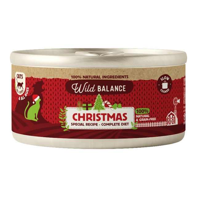 Imagen 0 de Comida húmeda para gatos Wild Balance pollo ternera y pavo 120 g