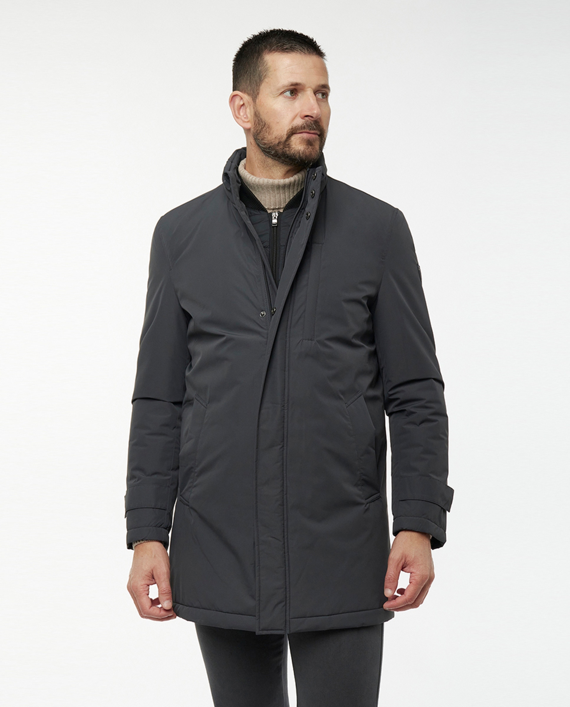 Canadiana Técnica com Colete Cinzento-1