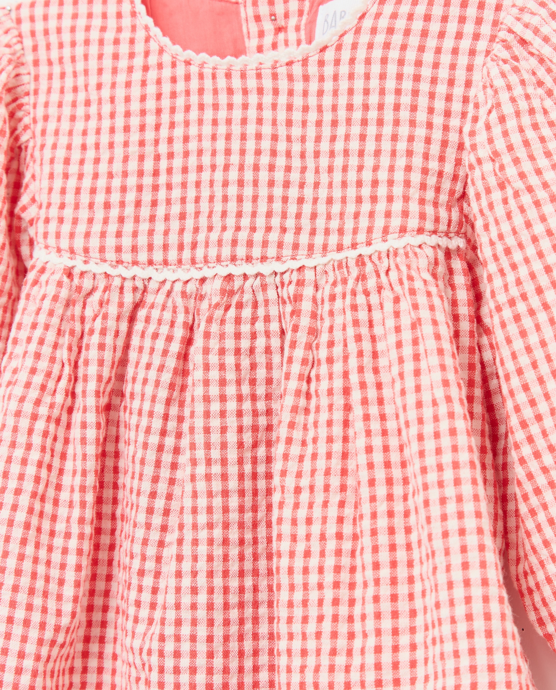 Vestido de Bebé com Manga Comprida Baby El Corte Inglés Vermelho-3