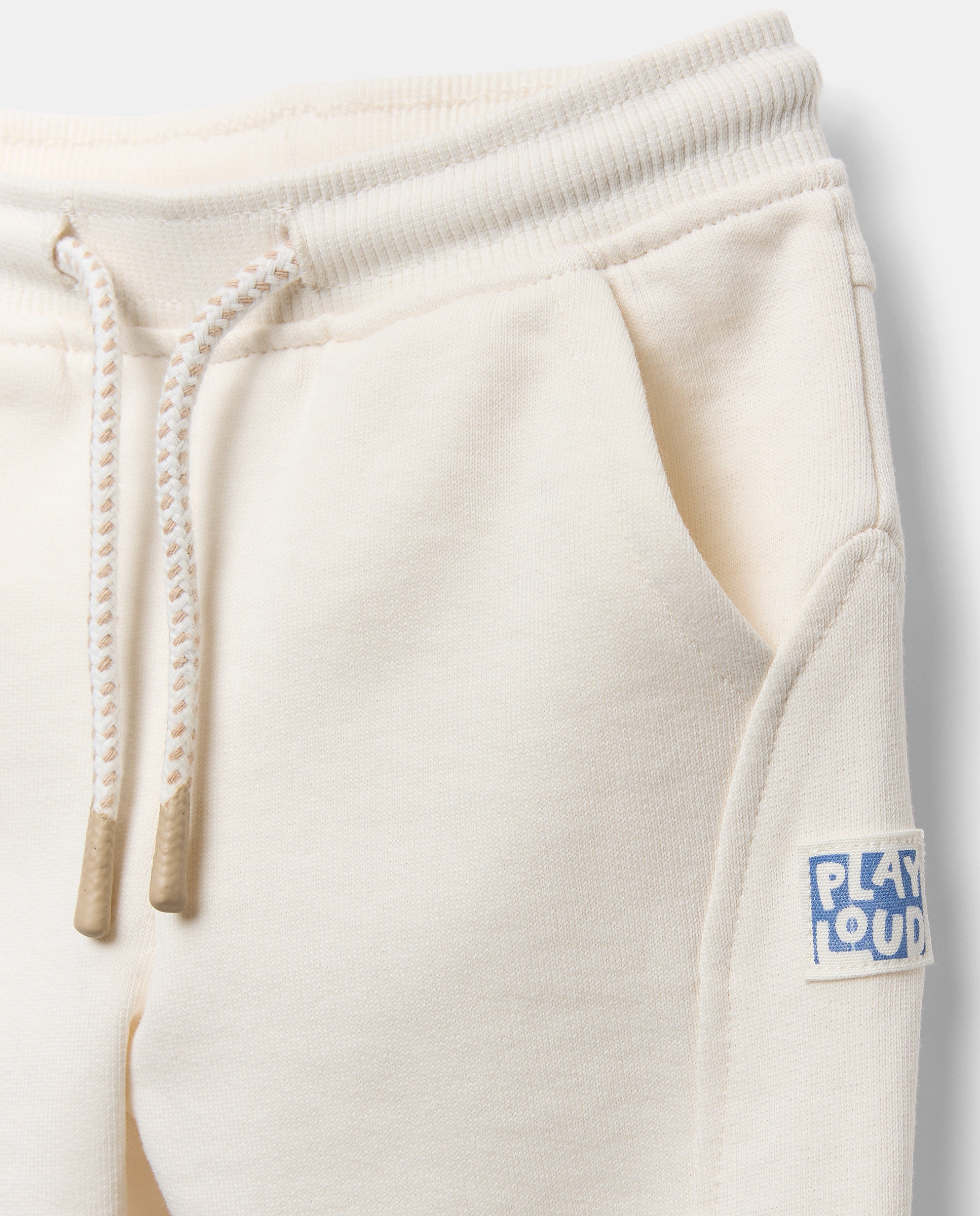 Calças de Felpa de Bebé 120 Cru-3