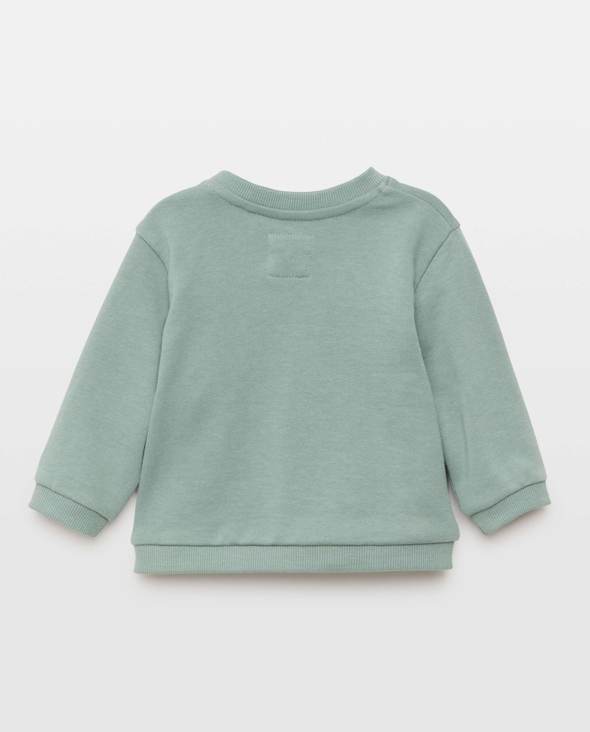 Sweatshirt Fechada de Bebé com Cordão 530 Verde Escuro-2