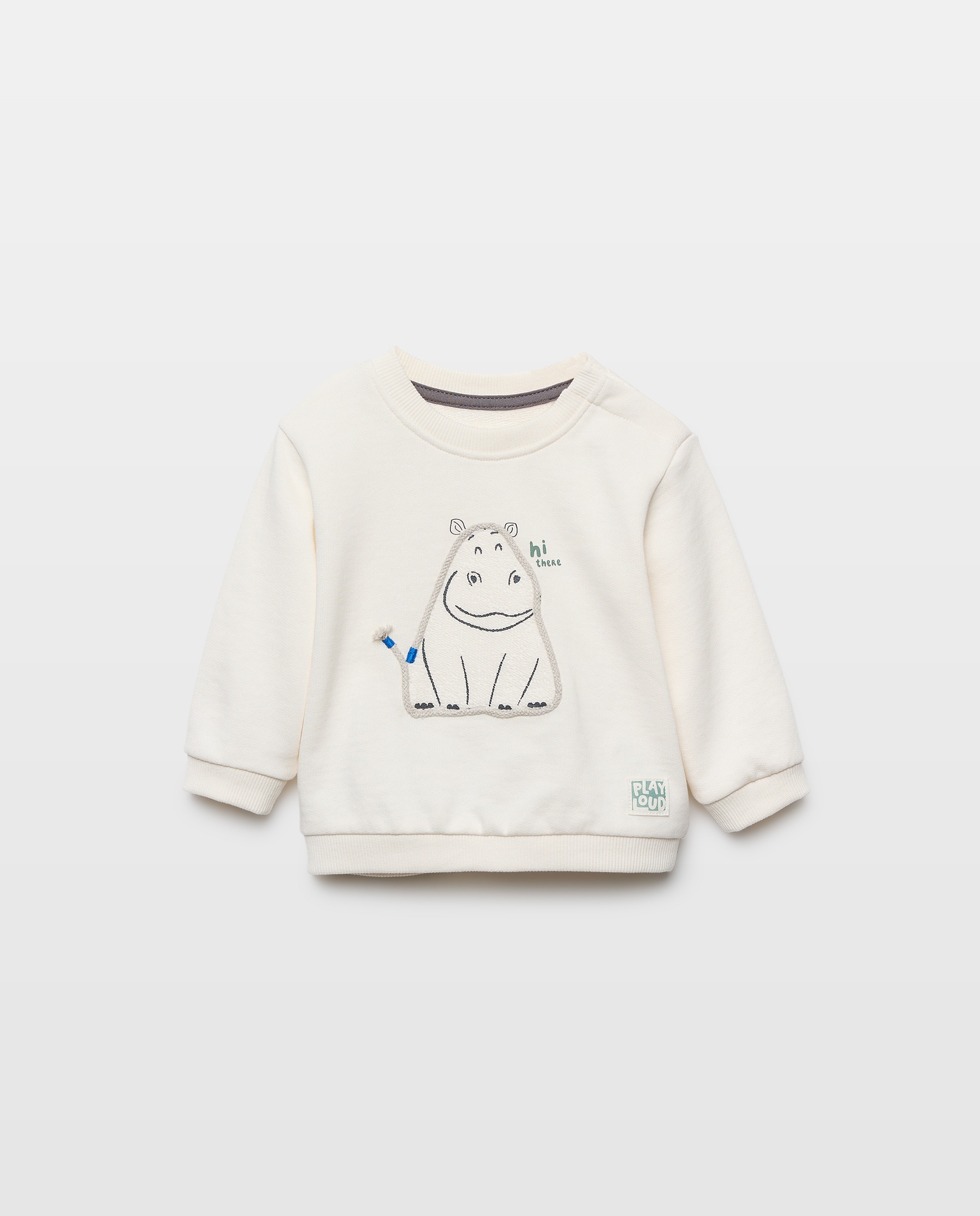 Imagem 0 de Sweatshirt Fechada de Bebé com Cordão