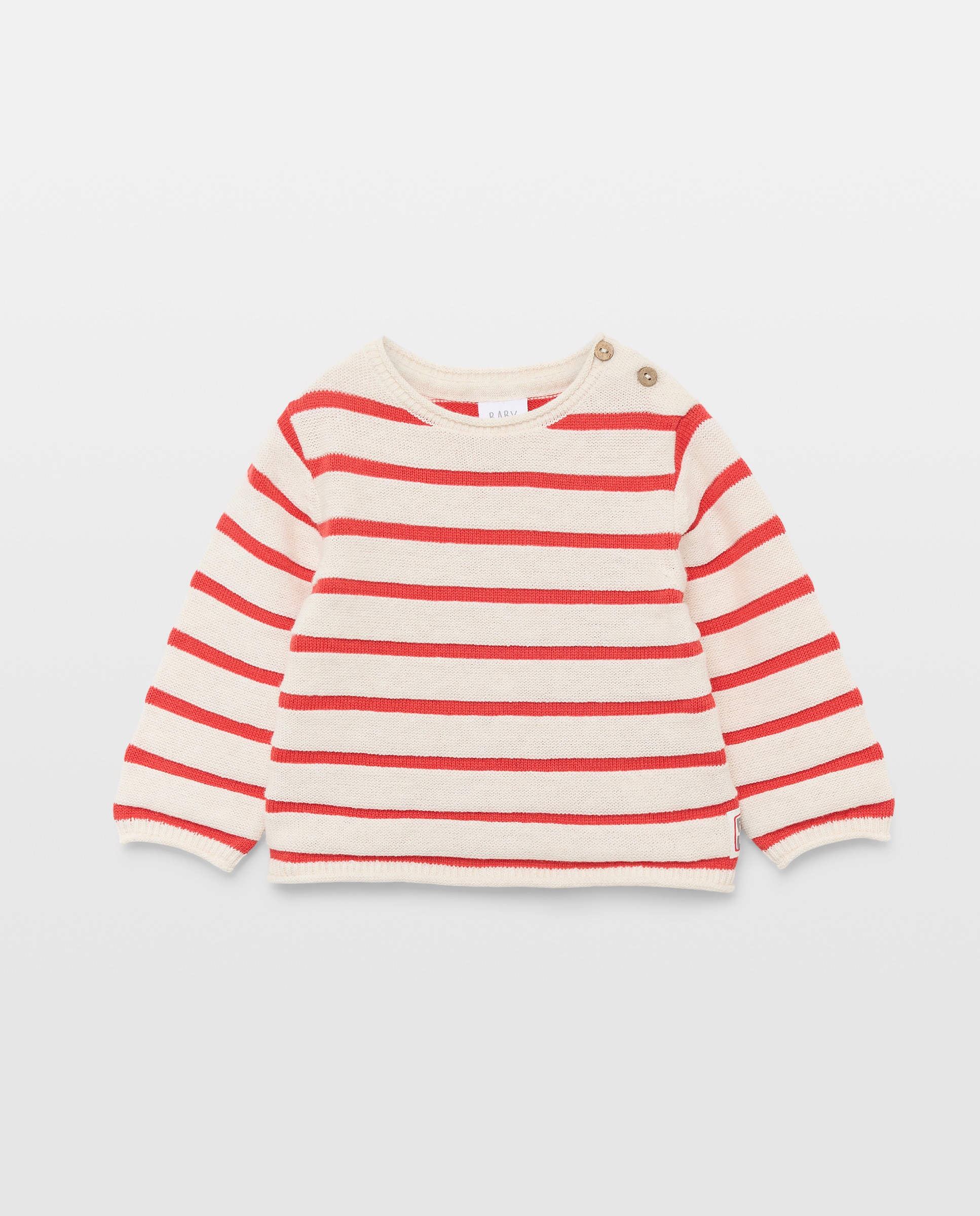 Imagem 0 de Camisola de Malha de Bebé às Riscas