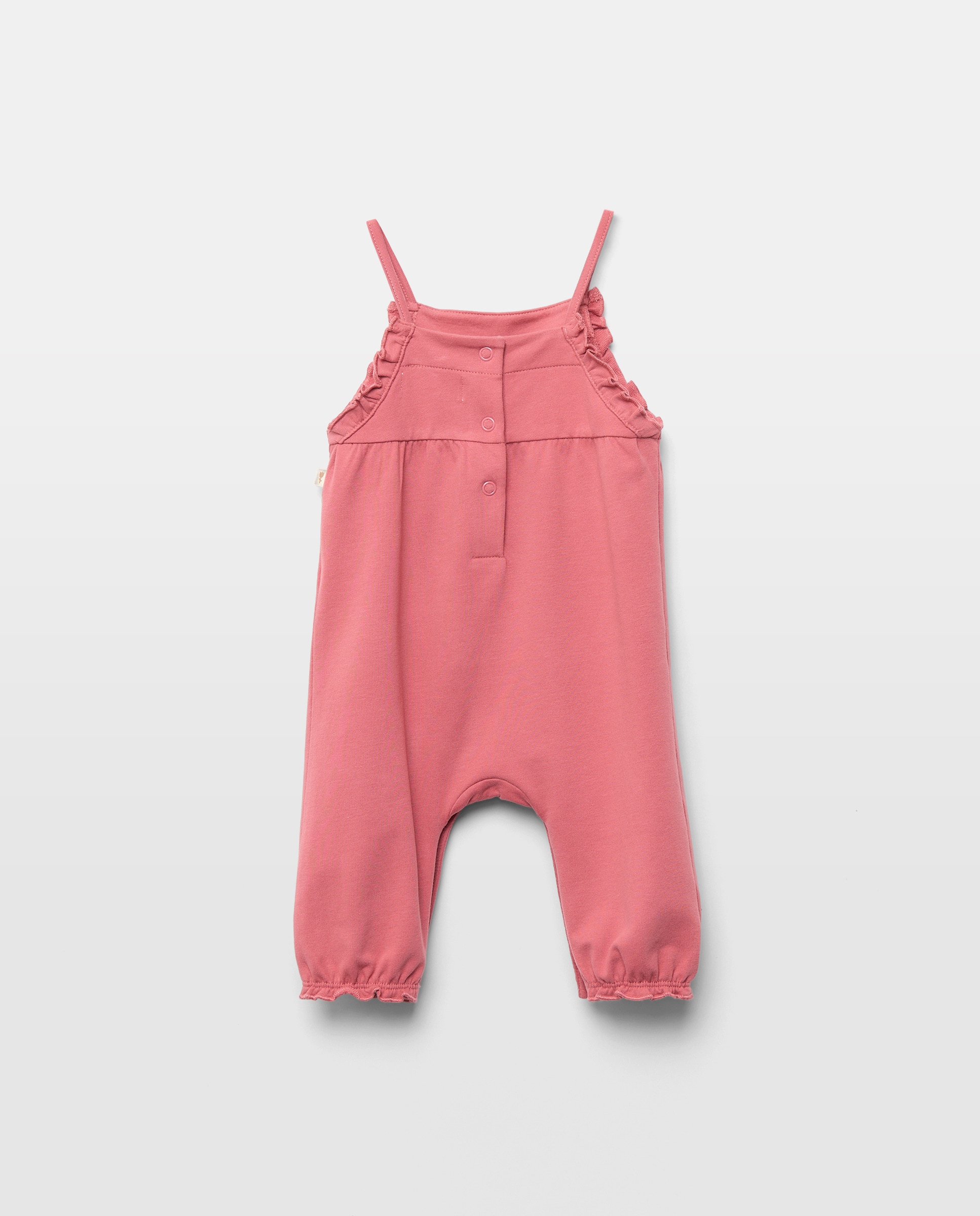 Jardineiras de Bebé com Calças de Felpa Baby El Corte Inglés 230 Rosa Escuro-2