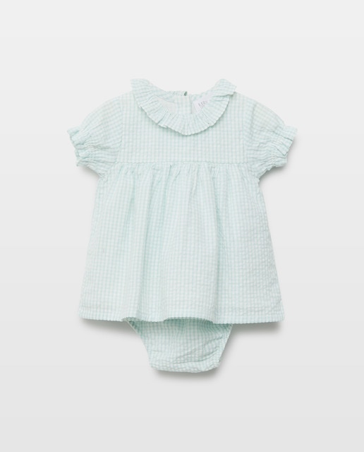 Imagem 0 de Vestido de Manga Curta Vichy de Bebé