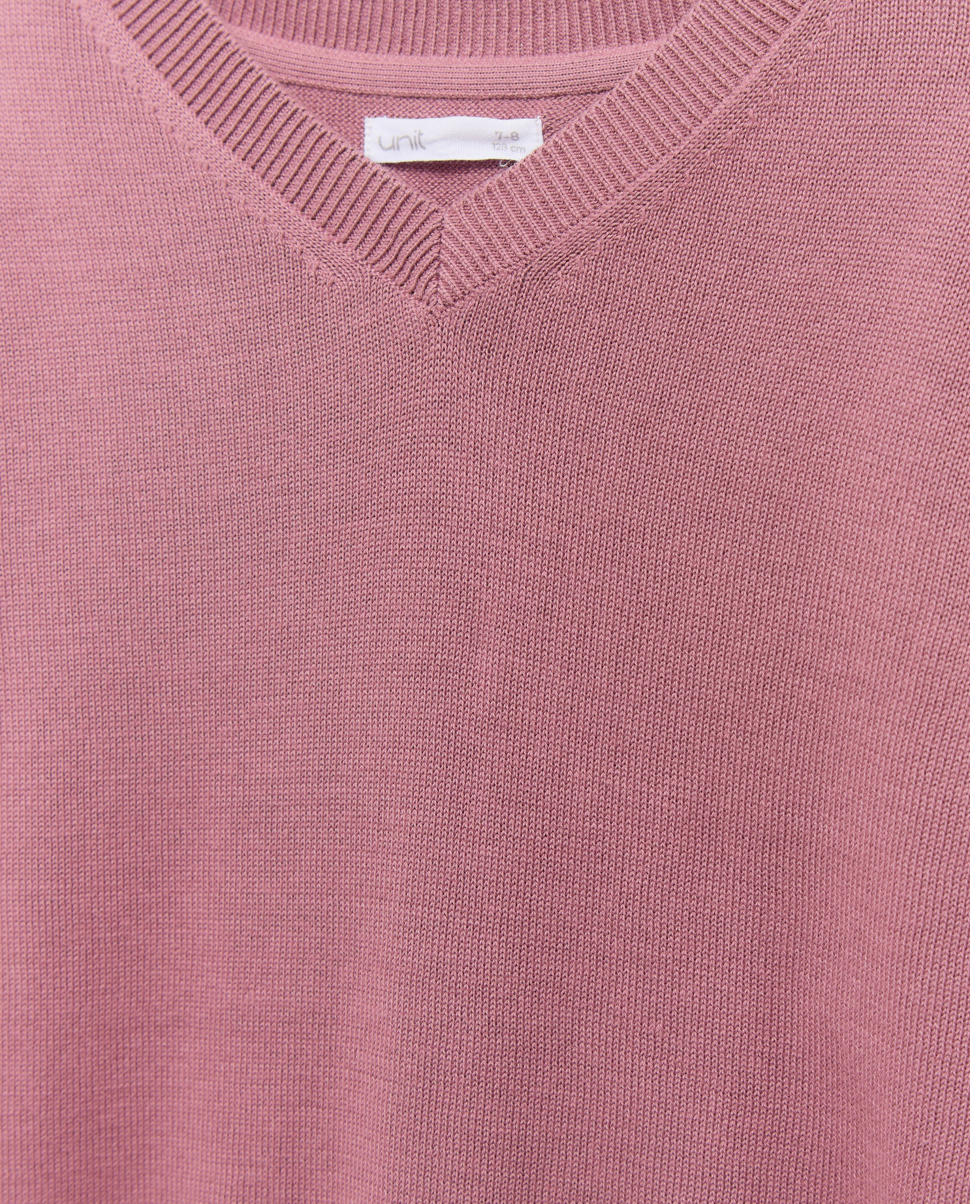 Jersey de niño cuello pico Morado-3