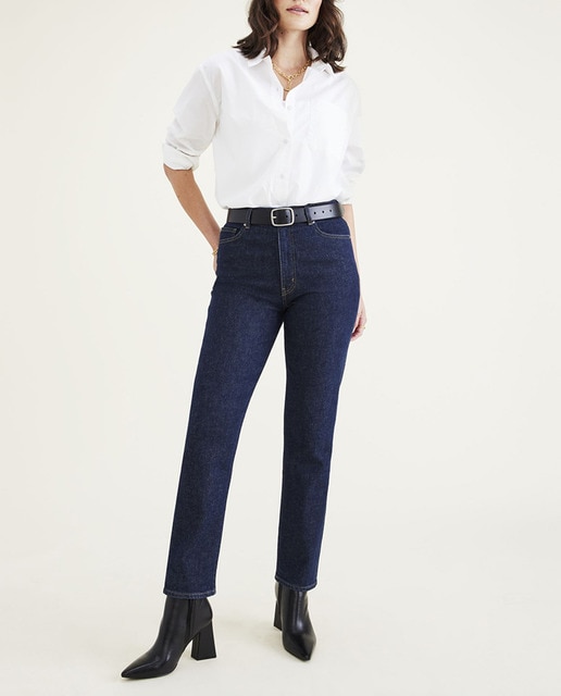 Imagen 0 de Vaquero de mujer cintura alta fit Slim