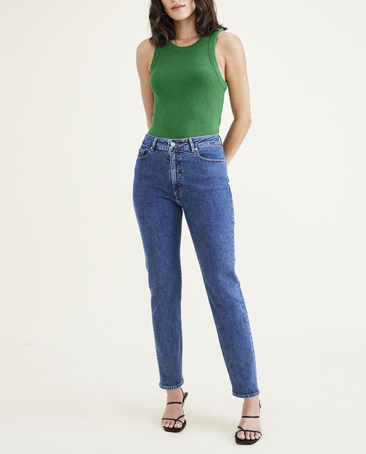 Imagen 0 de Vaquero de mujer cintura alta fit Slim