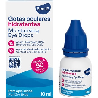 gotas oculares hidratantes apto para lentes de contacto bote 10 ml - Senti2