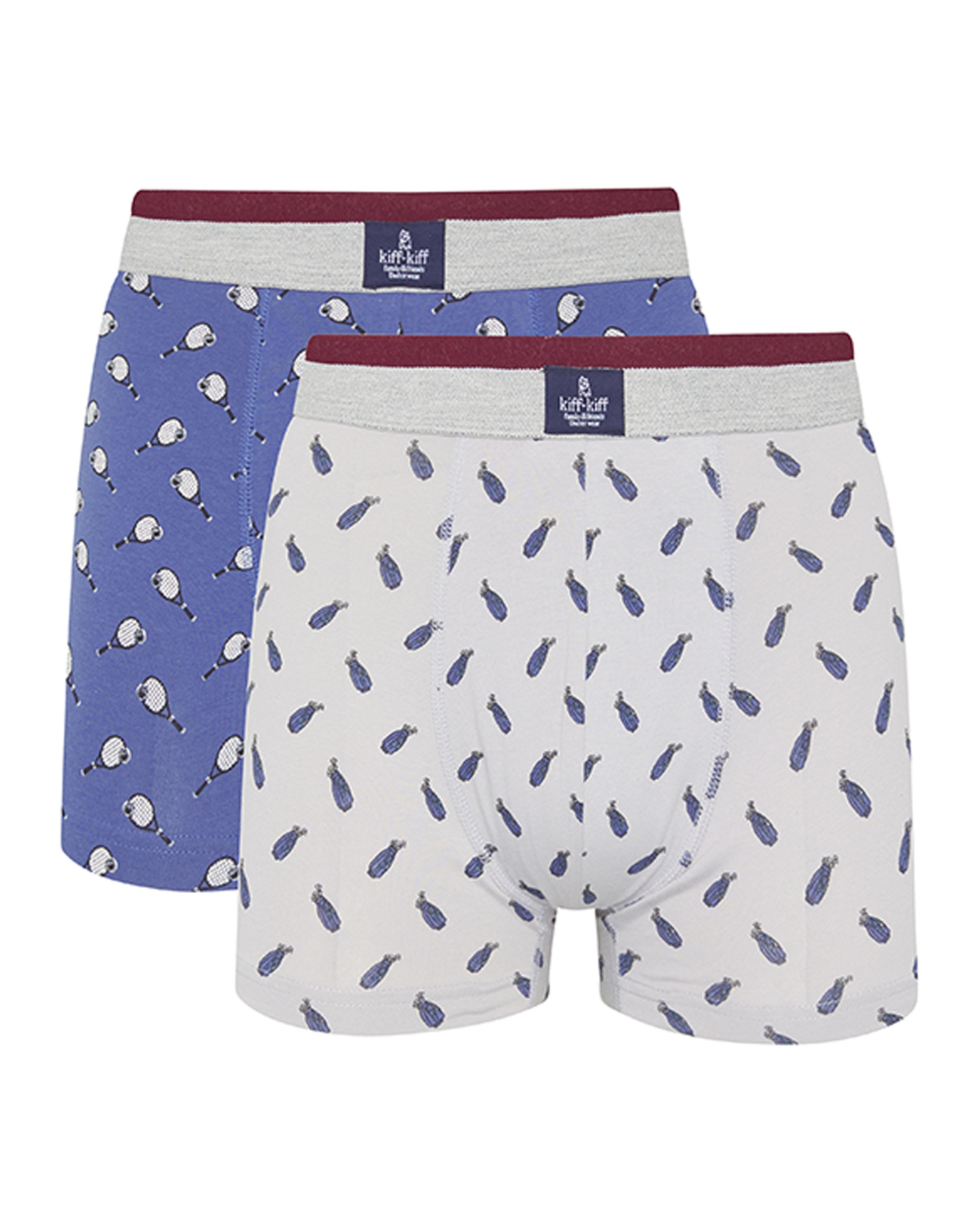 Pack de Boxers de Malha Azul-1