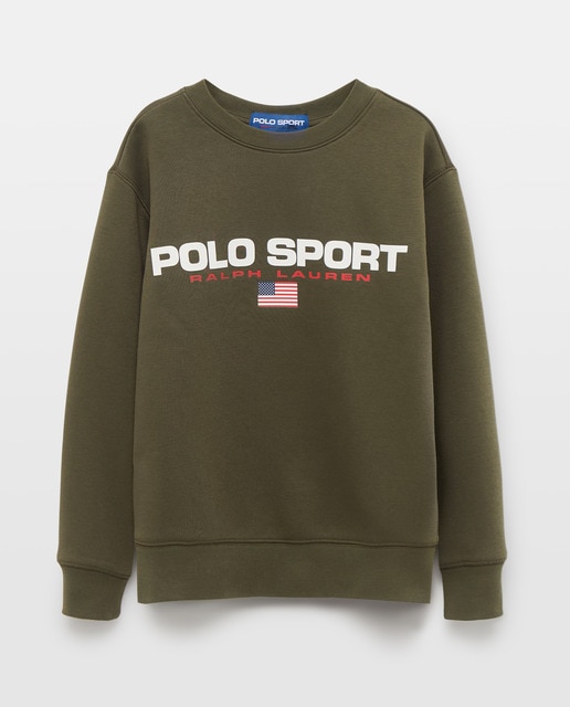 Imagen 0 de Sudadera unisex de felpa con cuello redondo Polo Sport