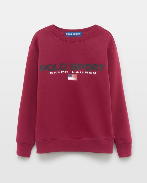 Imagen 0 de Sudadera unisex de felpa con cuello redondo Polo Sport