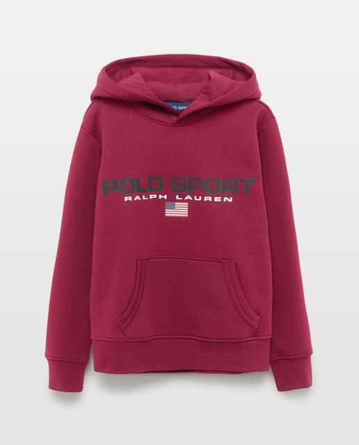 Imagen 0 de Sudadera unisex de felpa con capucha Polo Sport