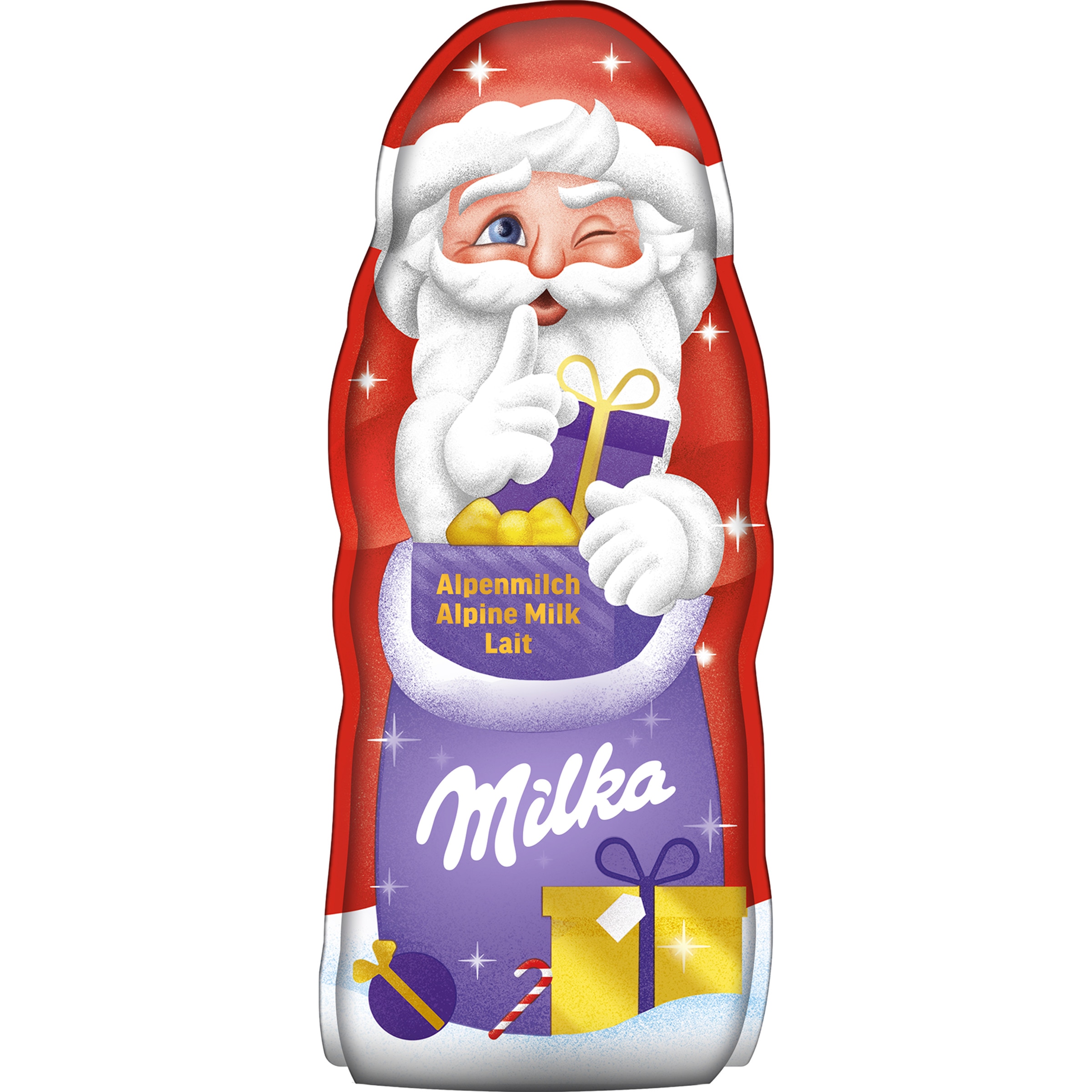 Pai Natal de Chocolate embalagem 45 g