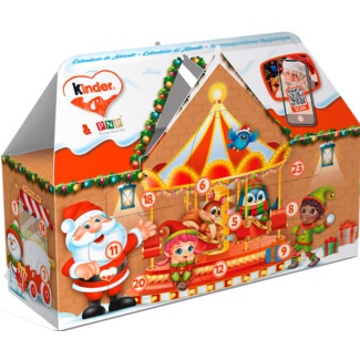 Calendário Nata Casa 3D embalagem 234 g - Kinder