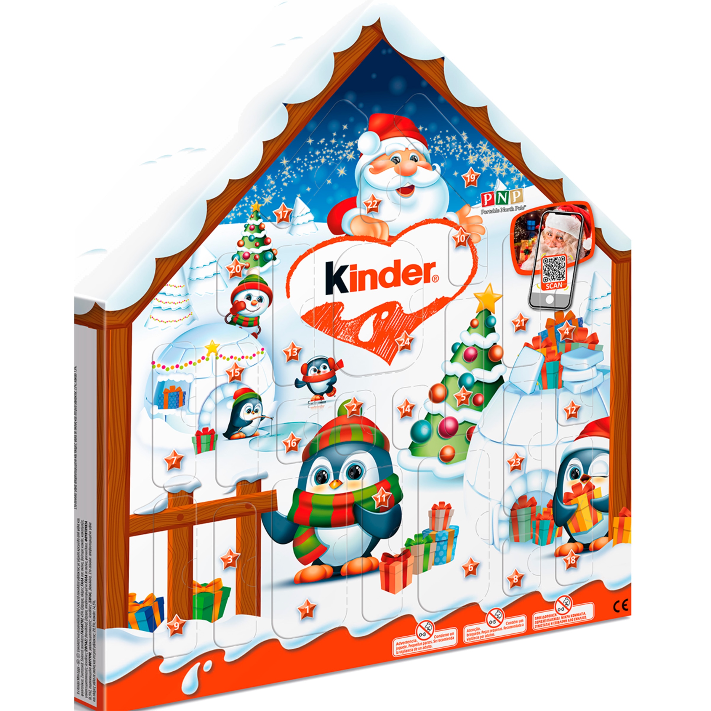 Calendário de Natal embalagem 190 g