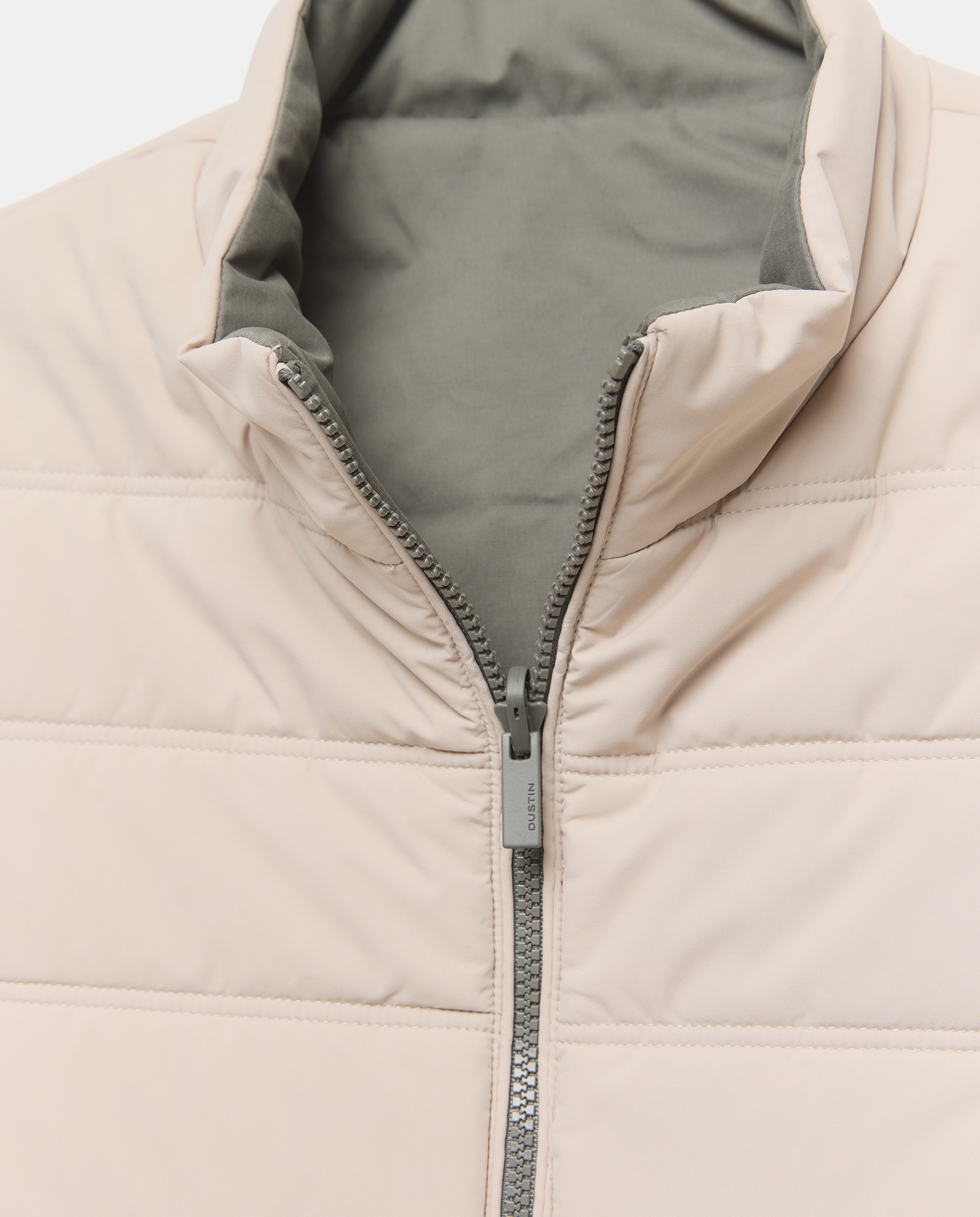 Colete Acolchoado e Reversível Verde-8