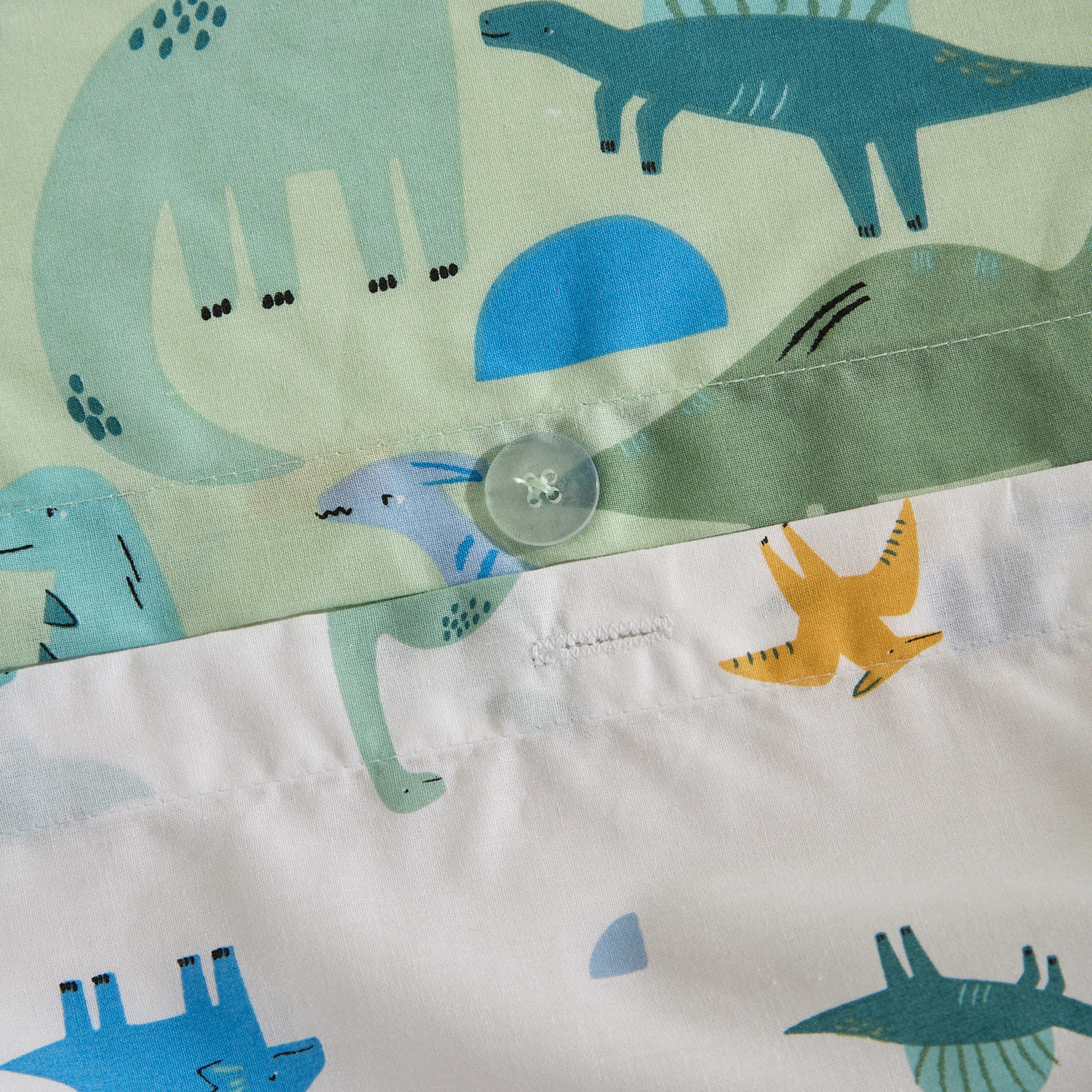 Conjunto de Capa de Edredão Dinos Multicolor-6