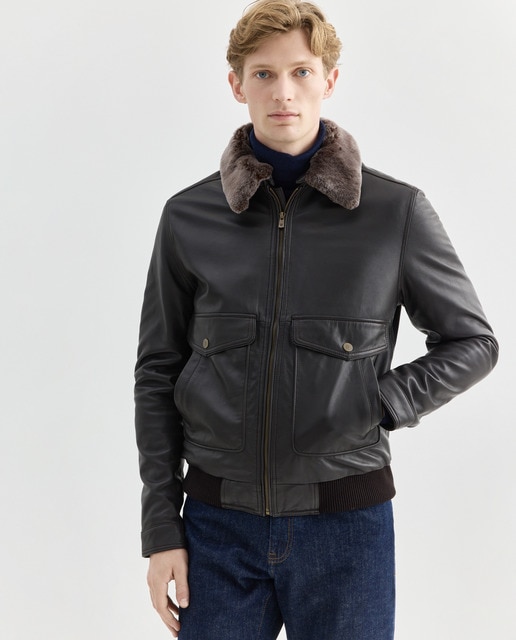 Imagem 0 de Blusão Piloto em Pele