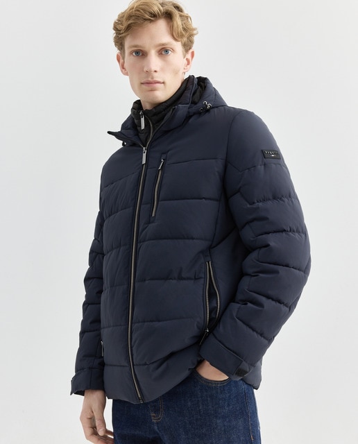 Imagem 0 de Blusão Tipo Bomber com Bolsos Inclinados