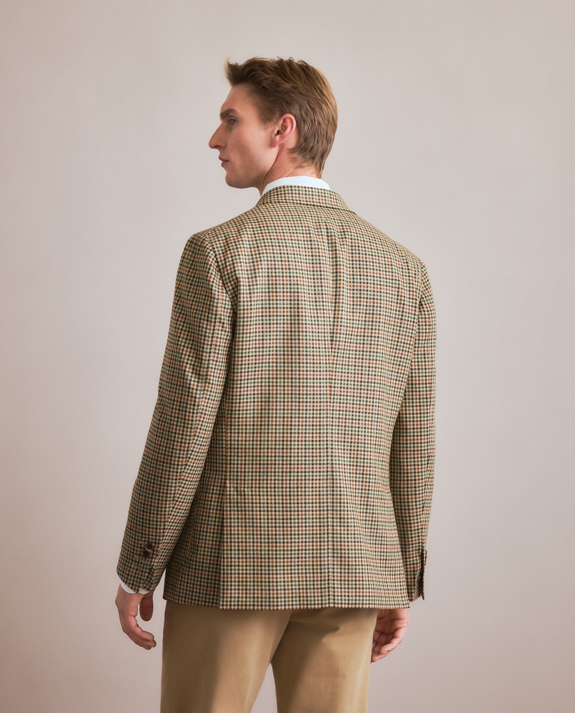 Casaco de homem Caqui-3