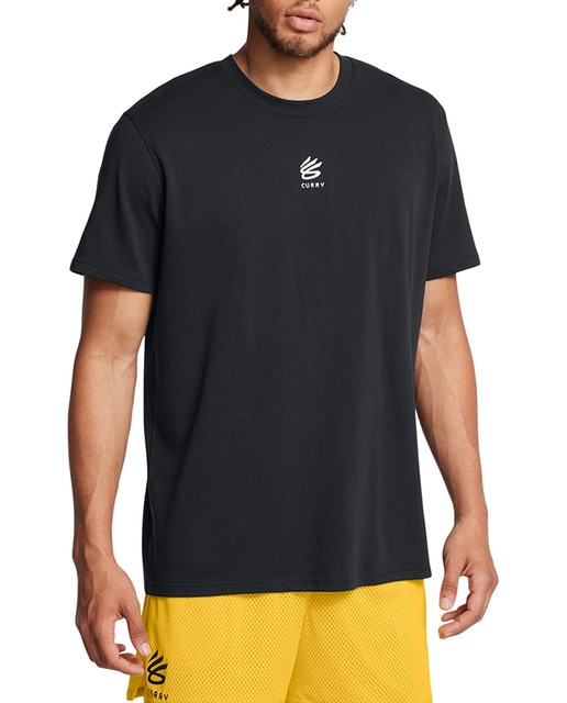 Imagen 0 de Camiseta de baloncesto de hombre Curry Hvyweight Logo Tee-Blk Under Armour