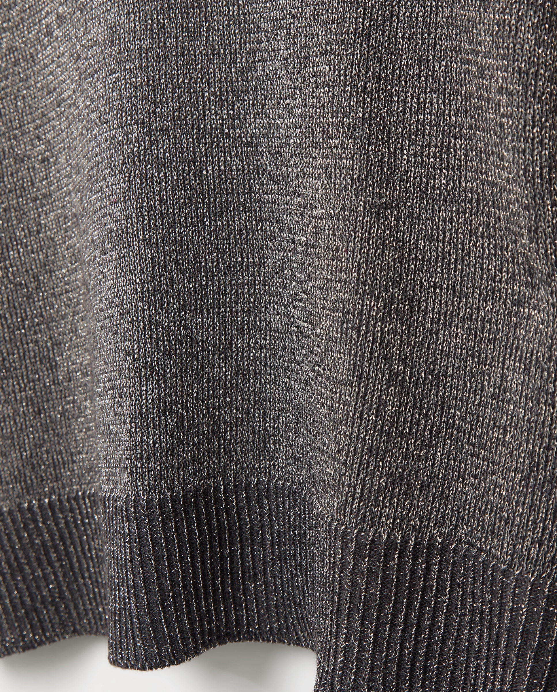 Camisola de Malha Pérola com Fio Metalizado 820 Cinzento Médio-5