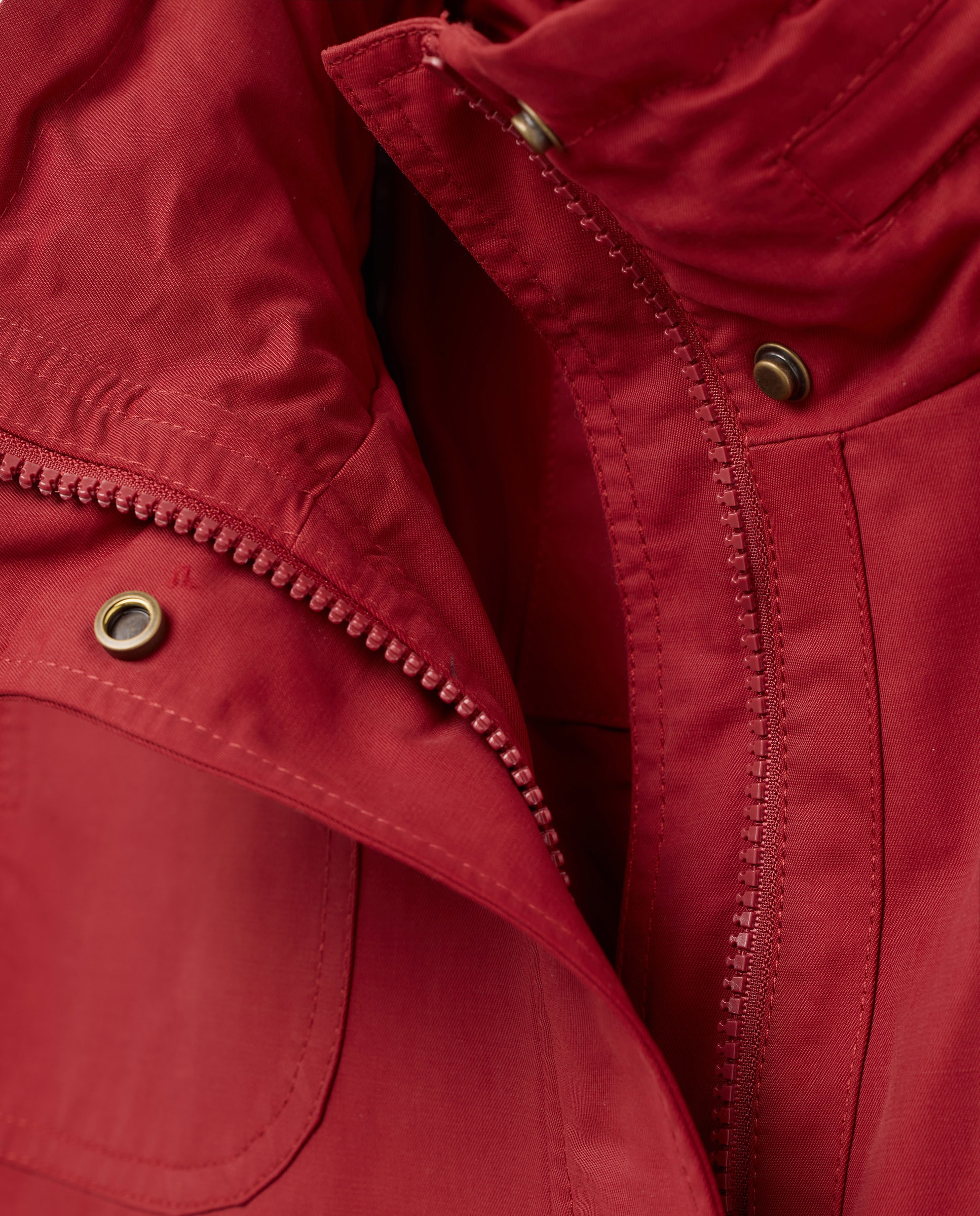 Parka Leve com Capuz Vermelhão-6