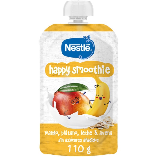 Fruchtmus und Cerealien Happy Smoothie Mango und Banane Beutel 110 g ab 12 Monaten