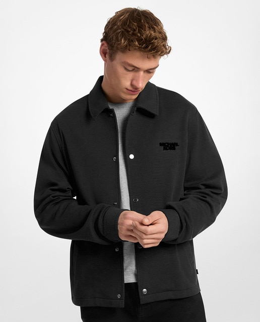 Imagen 0 de Chaqueta de hombre en felpa con cierre con automáticos