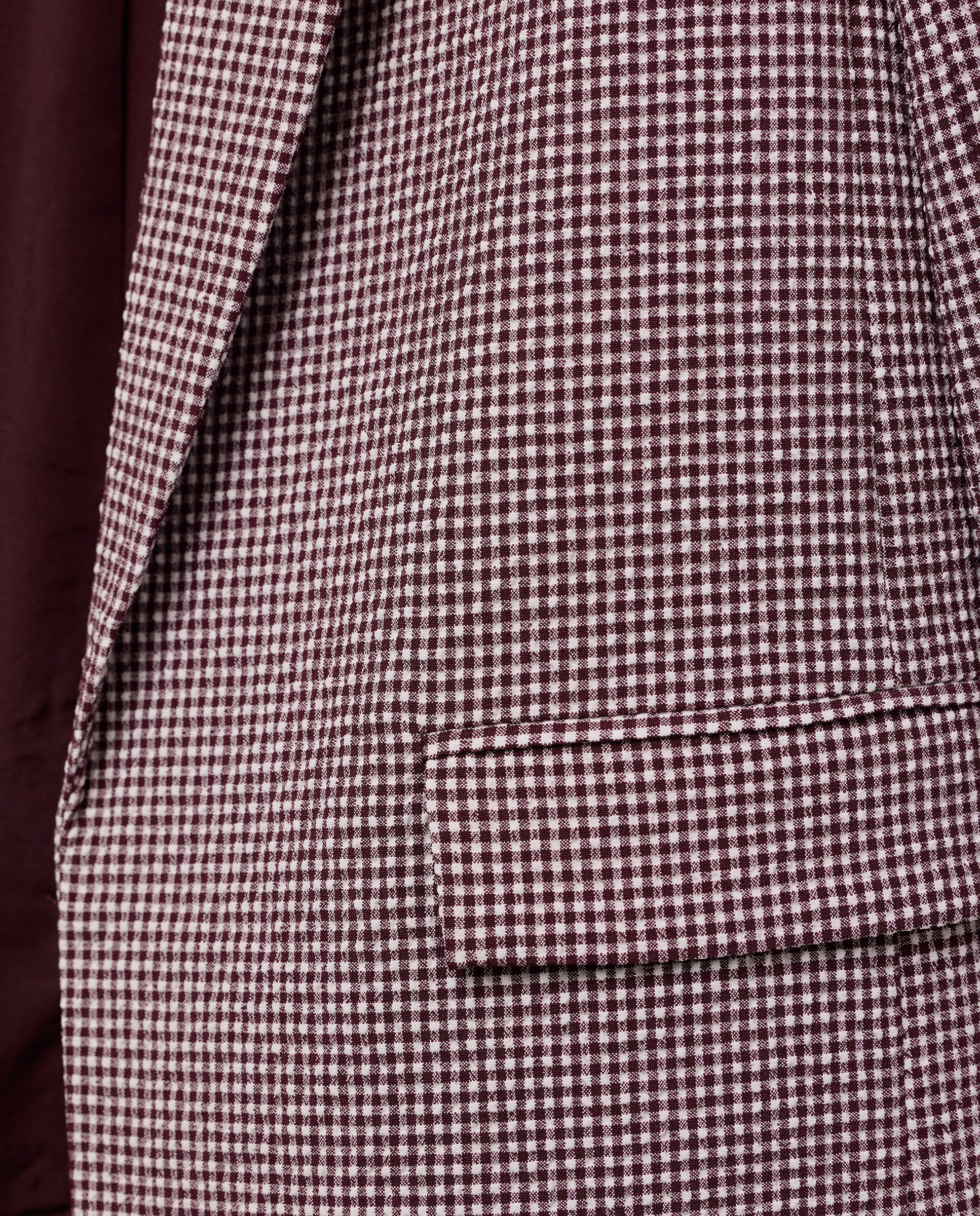 Blazer com Efeito Enrugado Bordeaux-5