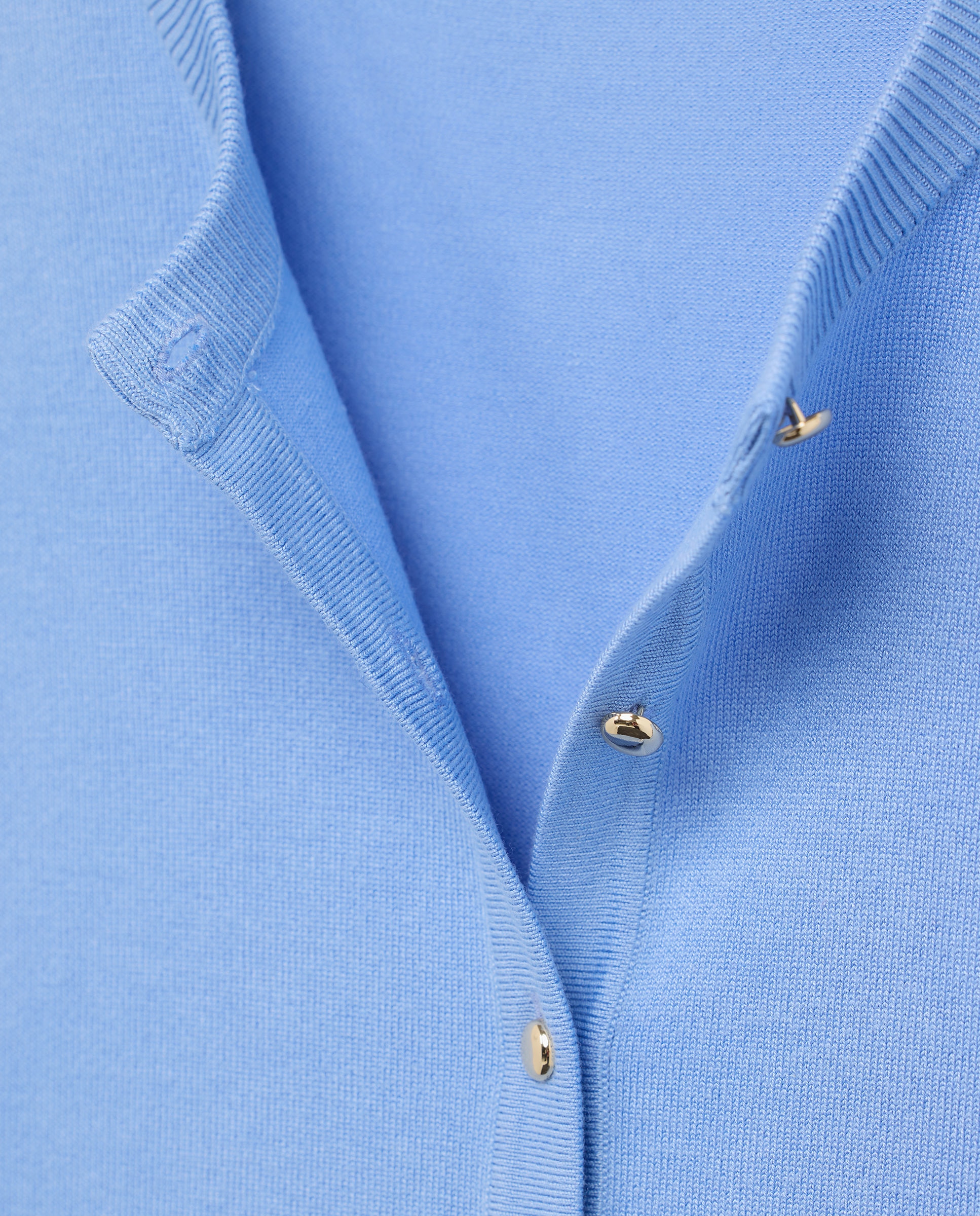 Casaco Liso Básico 410 Azul Claro-5