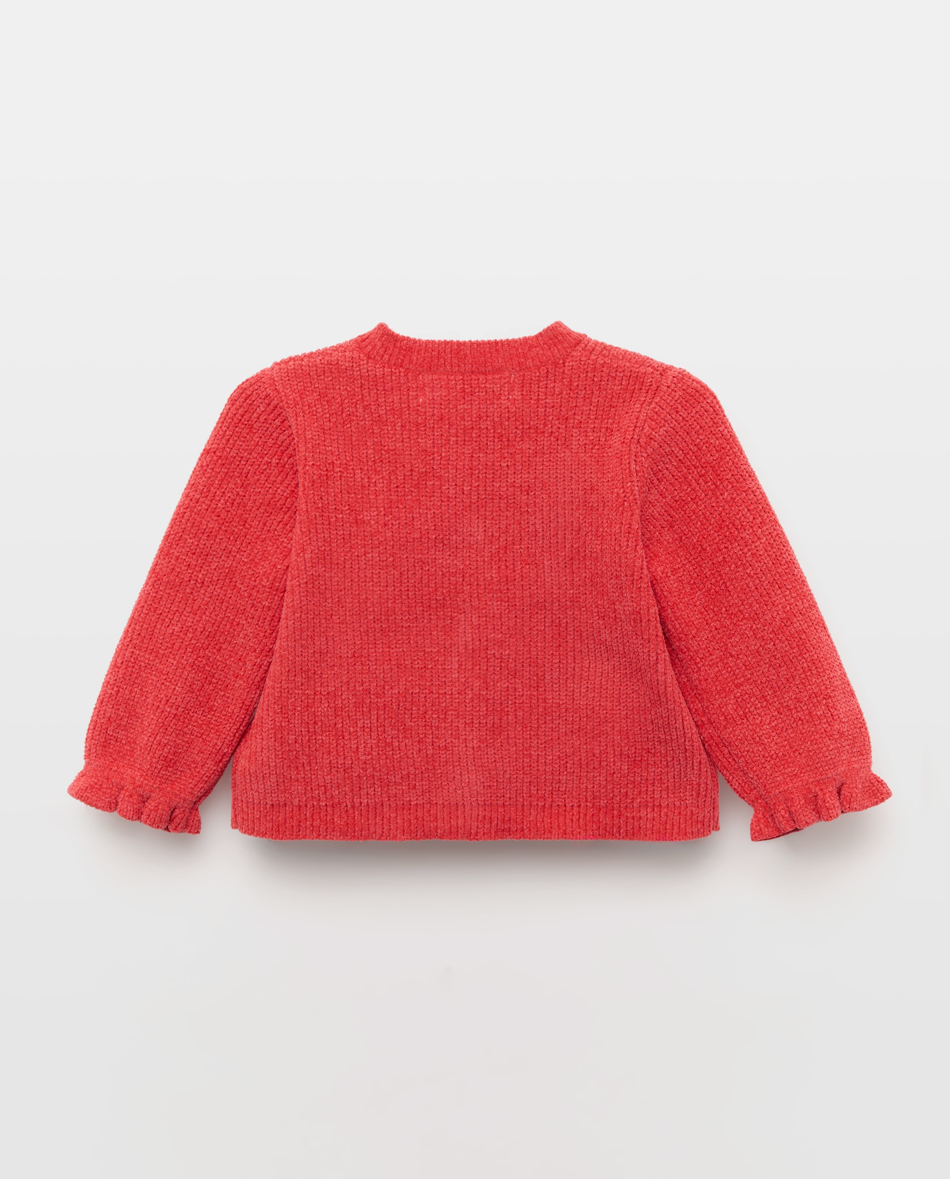 Casaco de Tricot Liso de Bebé Baby El Corte Inglés 600 Vermelho-2