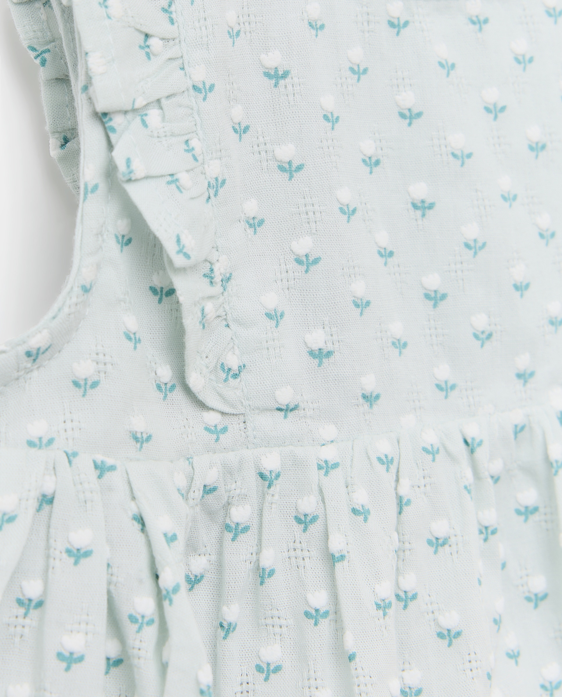 Vestido sem Mangas de Bebé Baby El Corte Inglés Verde-4