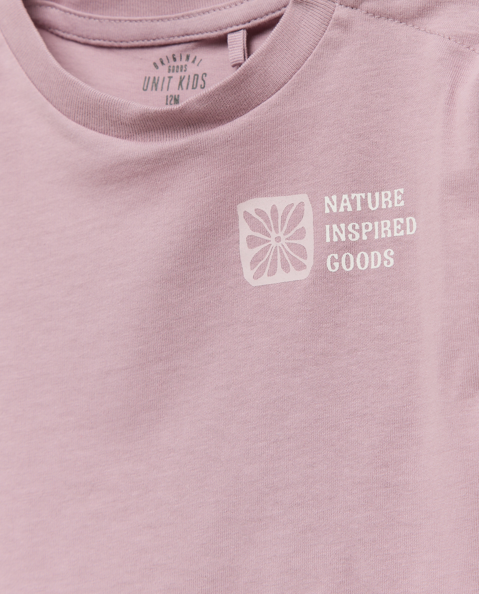 Camiseta de bebé estampada manga larga Morado-3