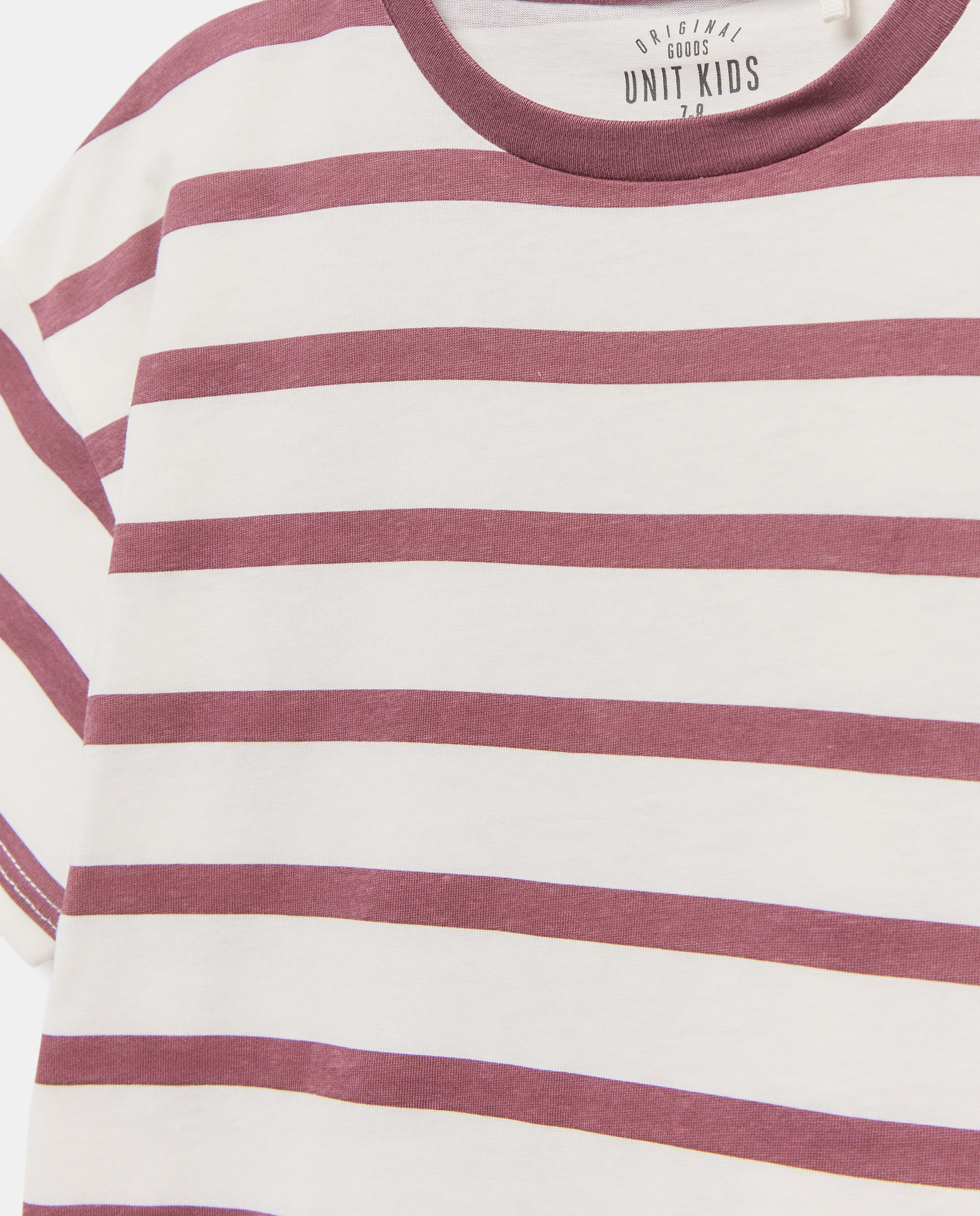 Camiseta de niño estampada manga corta Blanco roto-3