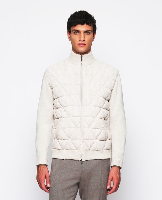 Imagem 0 de Casaco Acolchoado com Fecho de Correr à Frente Tamanhos Grandes