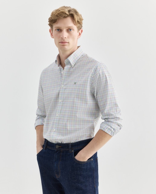 Imagem 0 de Camisa Classic Fit aos Quadrados