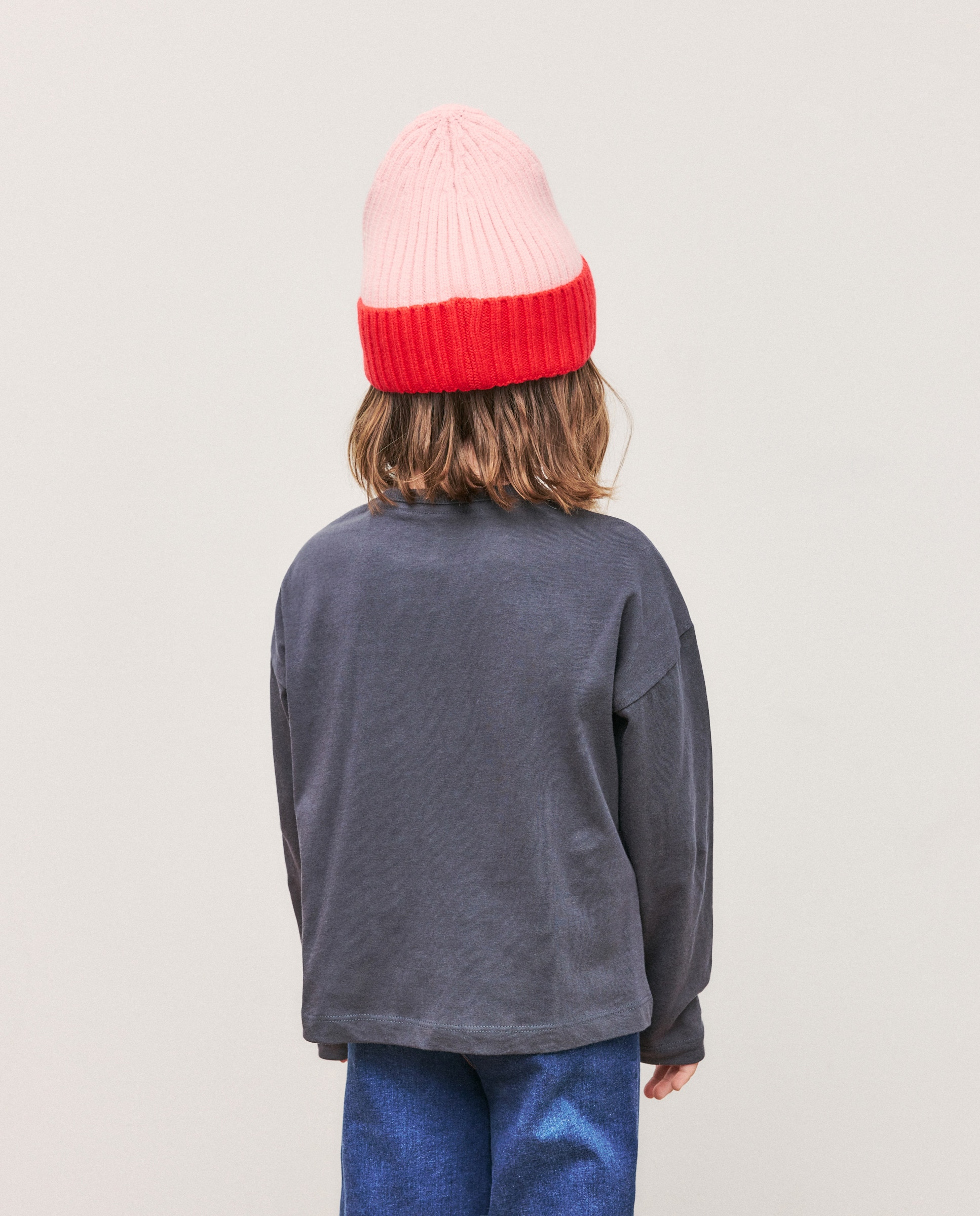 Camisola de Manga Comprida com Estampado da Minnie Cinzento-3