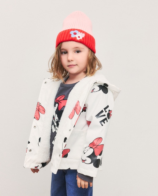 Imagen 0 de Parka engomada all over print licencia Minnie Mouse de niña