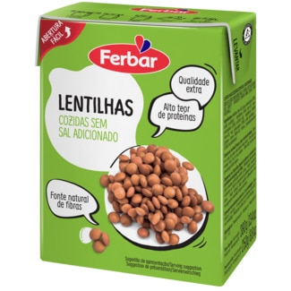 Lentilhas embalagem 380 g - Ferbar