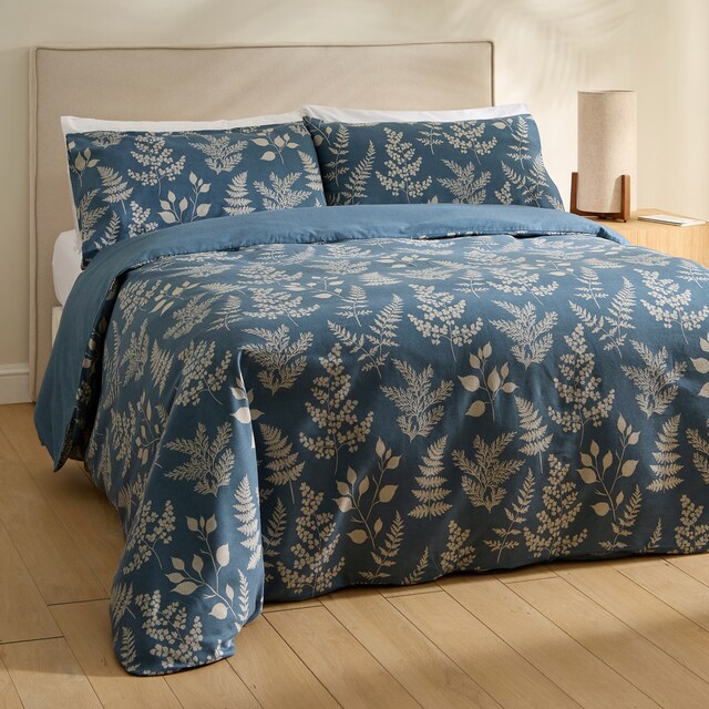 Imagem 0 de Conjunto de Capa de Edredão de Flanela de Algodão Ferns