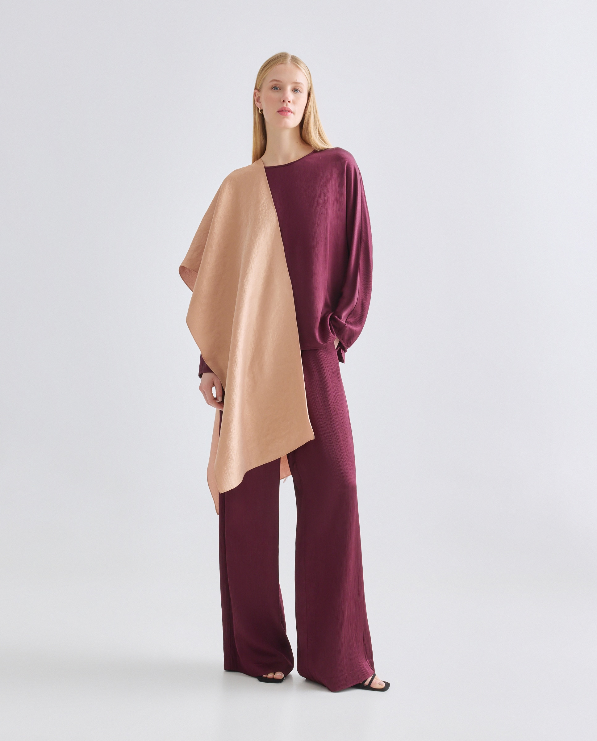 Écharpe de Festa Aveludada Salmão-2