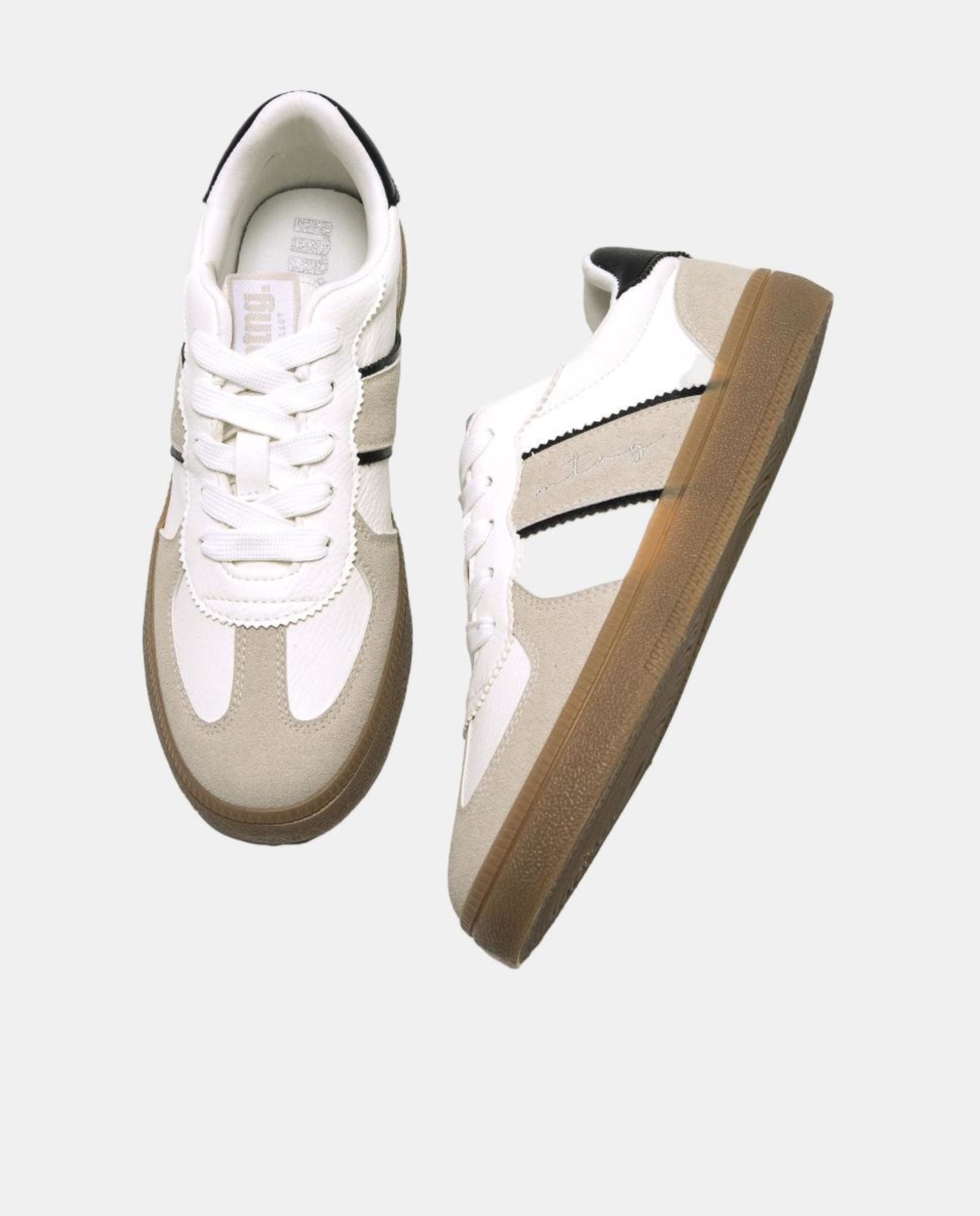 Sapatilhas Casual Modelo Roy Branco-4