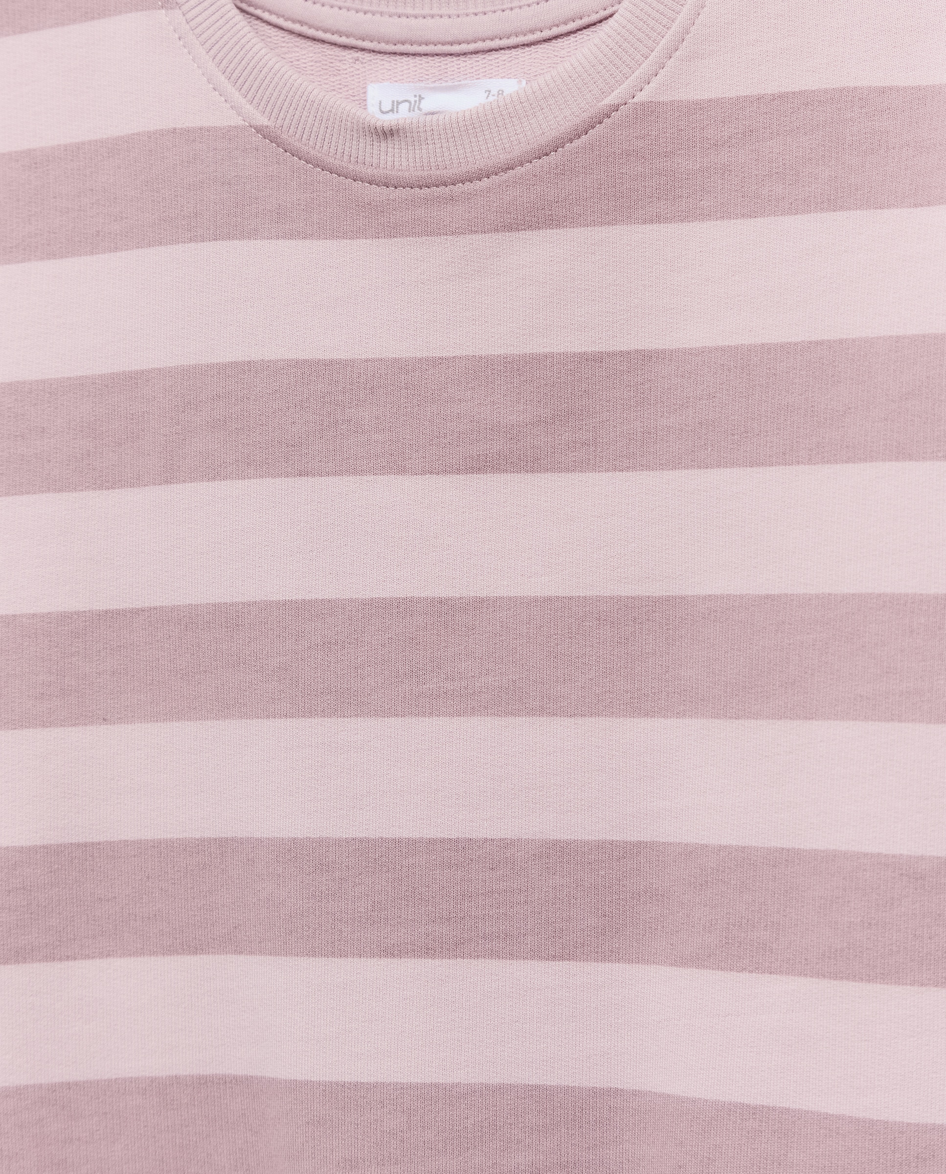 Sudadera niña rayas 282 Malva-3
