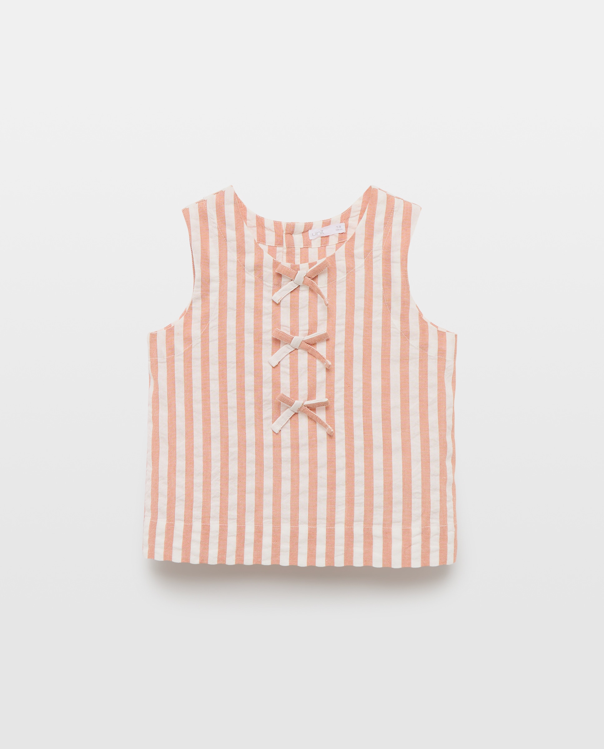 Imagen 0 de Blusa niña de rayas seersucker set