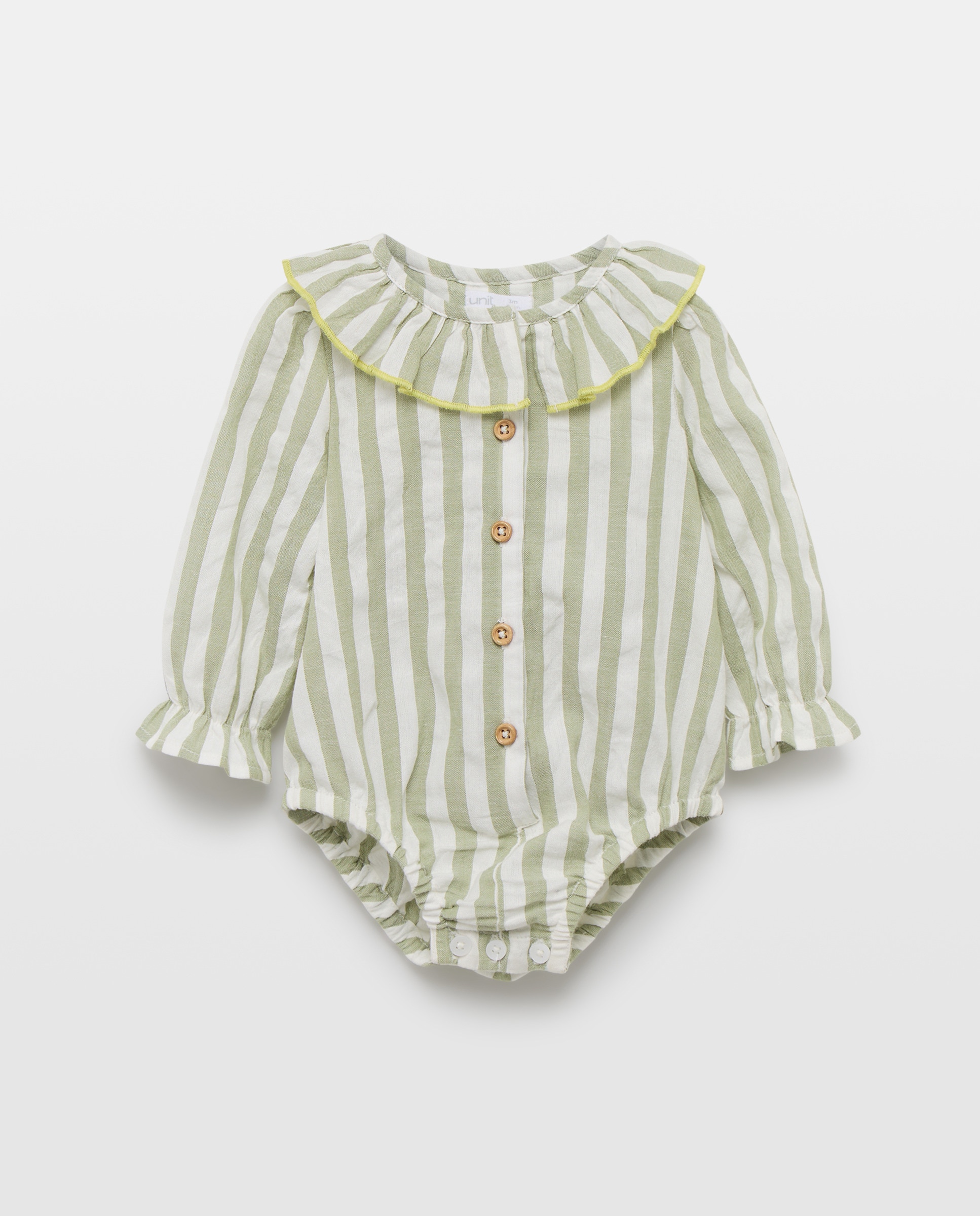 Imagen 0 de Ranita de recién nacido manga larga seersucker