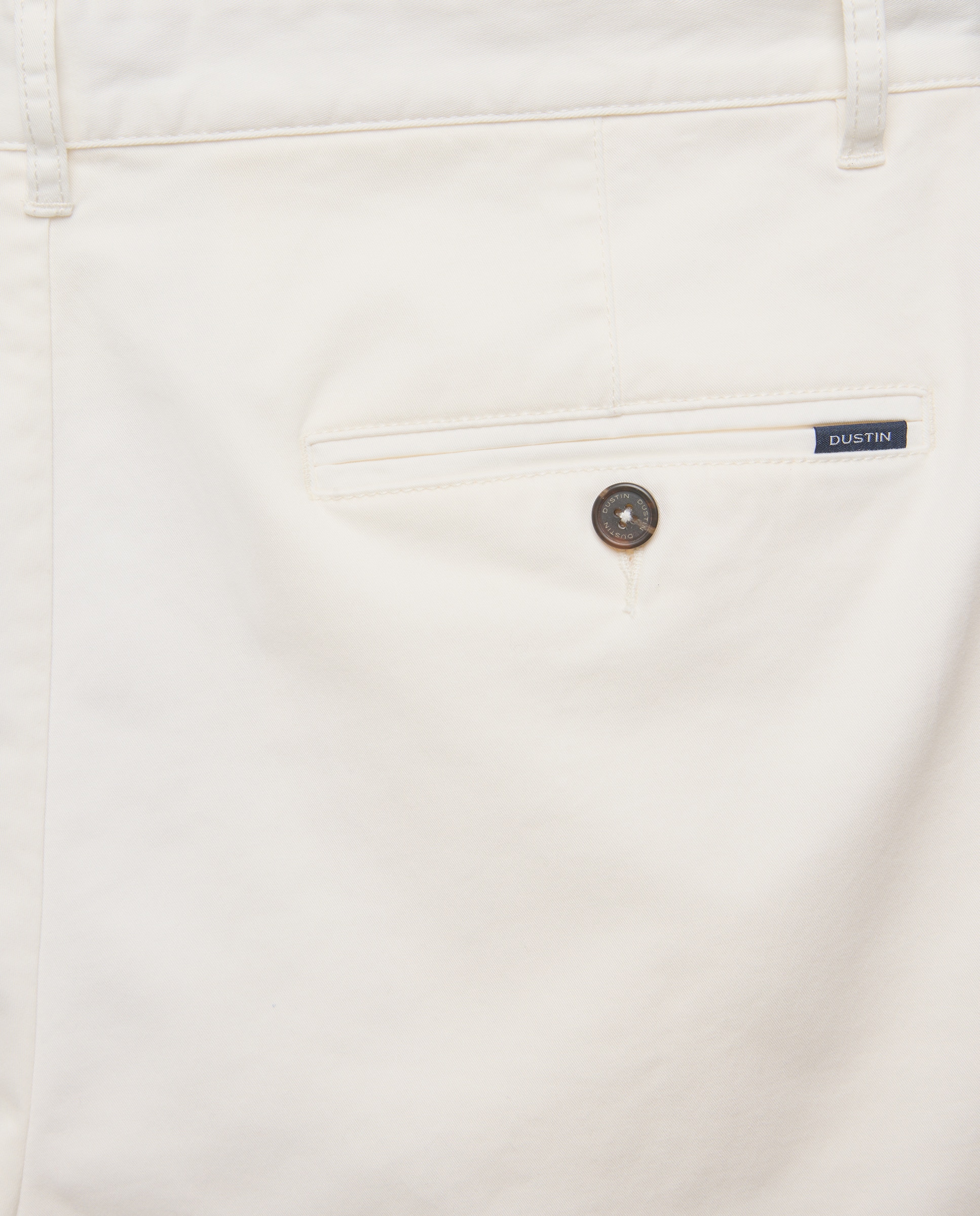 Calças Desportivas Regular em Algodão Elastómero Branco-5