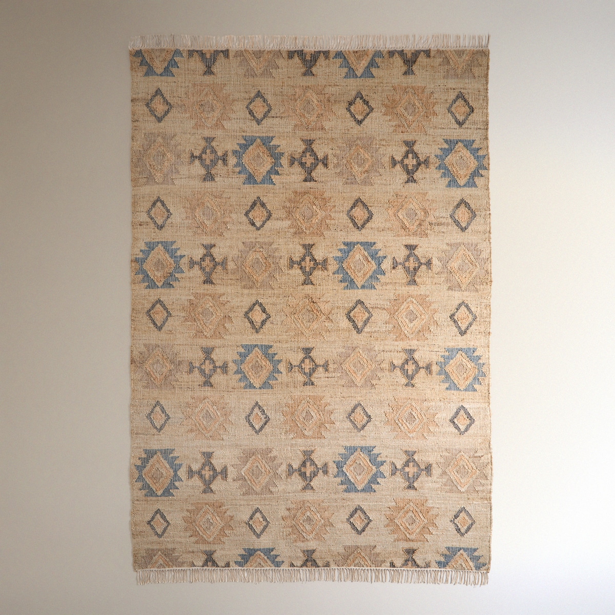 Imagen 0 de Alfombra kilim de yute Usak Crudo